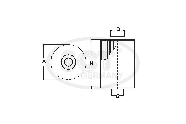 SCT GERMANY kuro filtras SC 7049 P